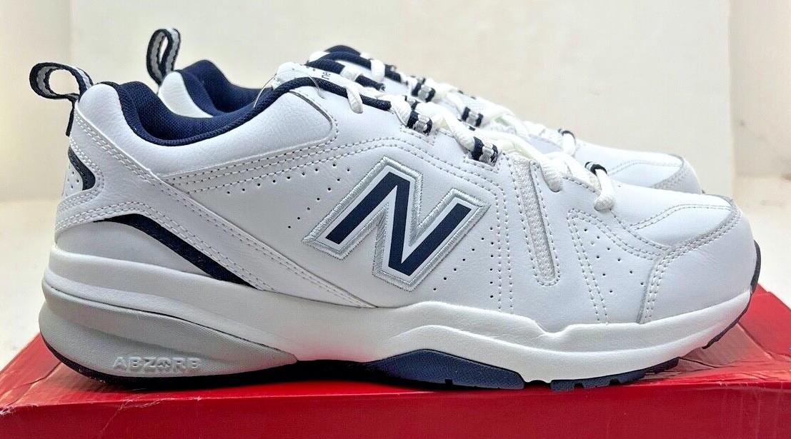 NEW BALANCE MX608WN5 Men's Crosstrainers Shoes White/Navy NWD D, 2E \u0026 4E :  купить с доставкой из США, цена 5 999 руб - (394139051383)